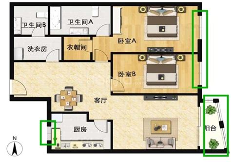 公寓阳台方向|房子的朝向的怎么看的？